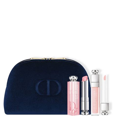 Cofre Dior Addict: bálsamo labial y brillo de labios .